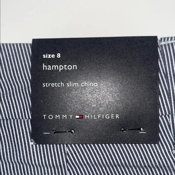 #188 Women’s capri Blue Striped Pants Tommy Hilfiger NWT - Picture 7 of 11